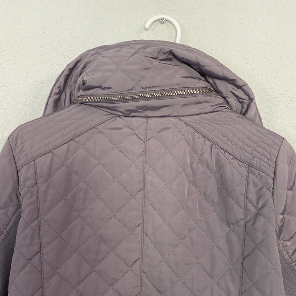 BCBGeneration Gray Quilted Puffer Jacket - image 6